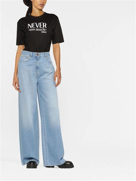 cosa meno costosa di versace|versace wide leg jeans.